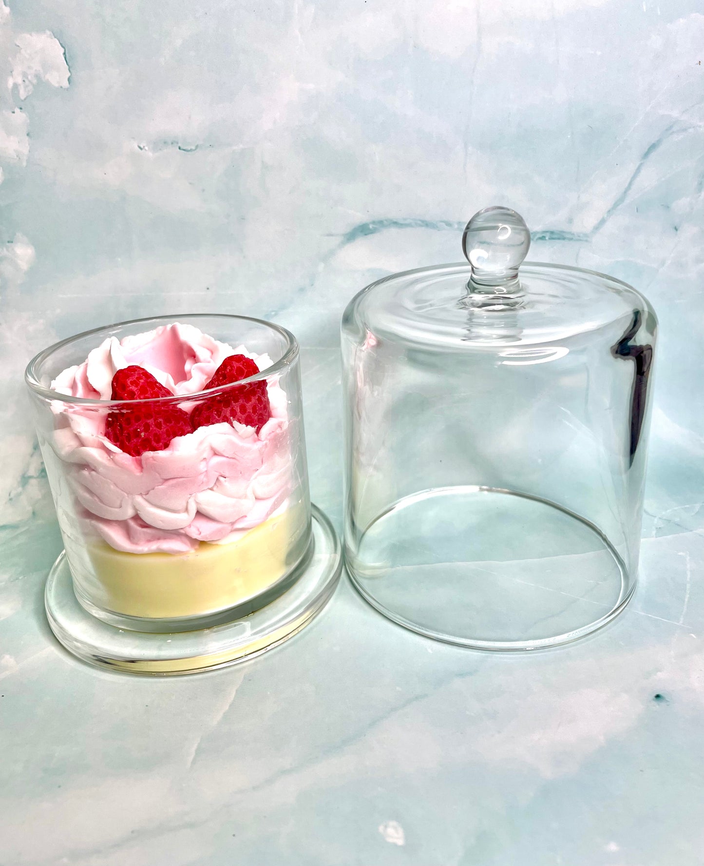 Strawberry short cake Candle